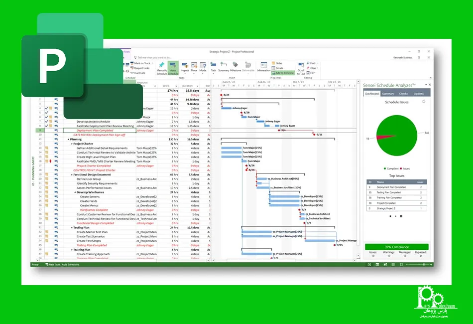  (MSP) نرم‌افزار کنترل پروژه